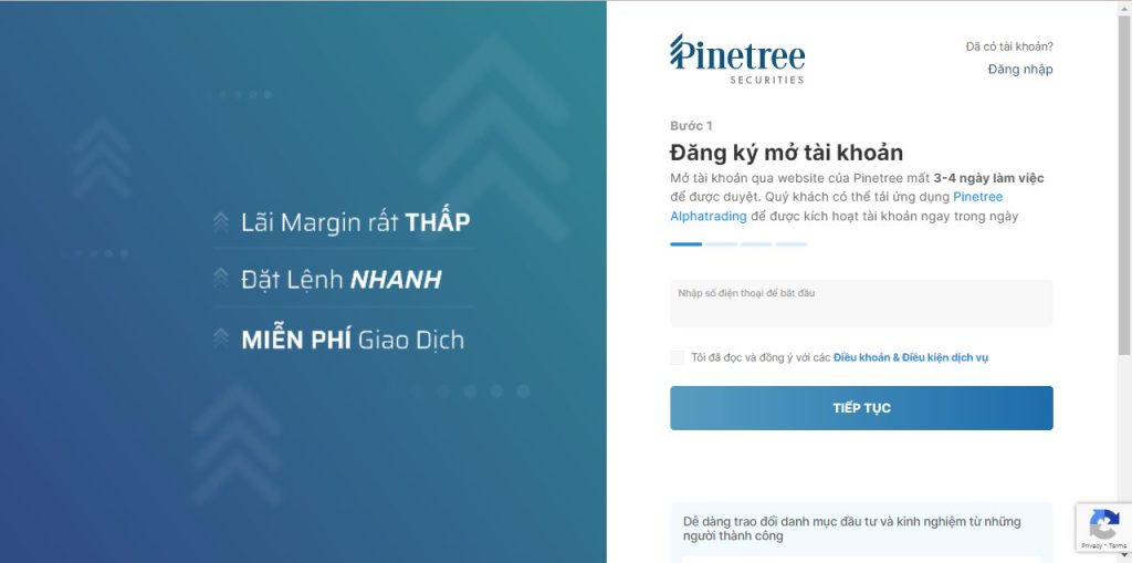 Sàn giao dịch Pinetree 